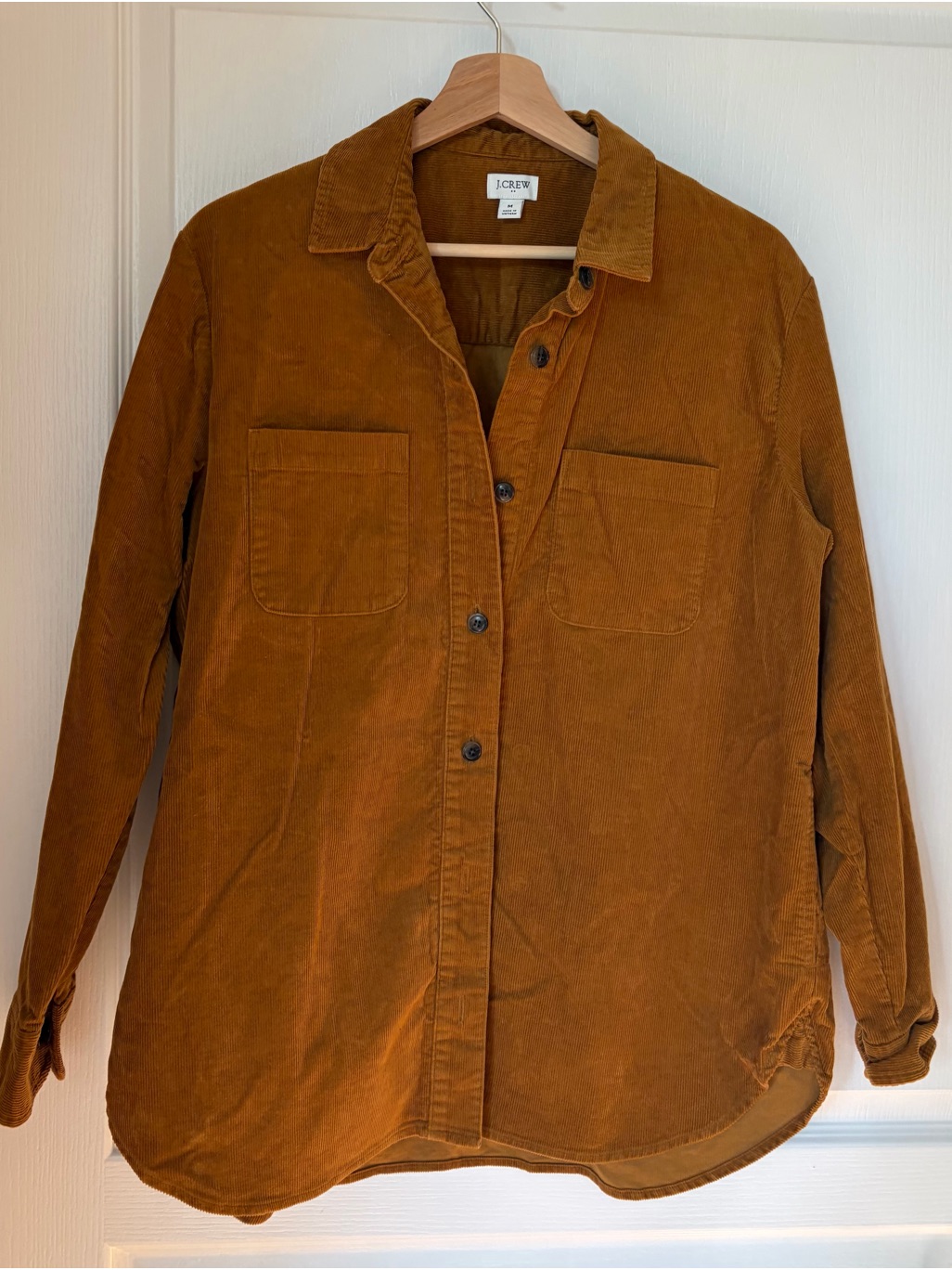 J. Crew Women’s Corduroy Shirt Jacket & Pants Set (Medium Top, Size 30 Pants)